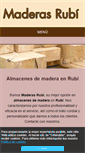 Mobile Screenshot of cortedemaderasrubi.com