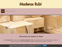 Tablet Screenshot of cortedemaderasrubi.com